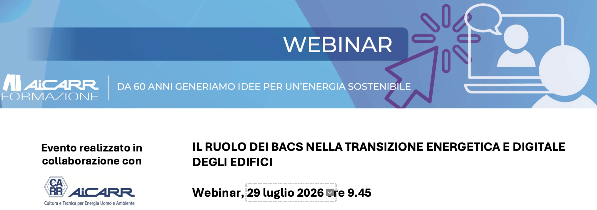 Il ruolo dei BACS nella transizione energetica e digitale degli edifici